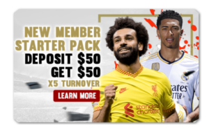 Read more about the article NEW MEMBER STARTER PACK: DEPOSIT $50, GET $50 (X5 TURNOVER)